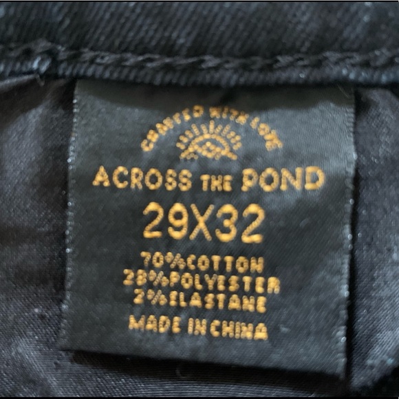 Across The Pond Black Jeans - Picture 5 of 5